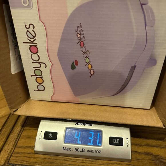 Babycakes Cake Pop Maker CP-70 Purple Nonstick Fork Recipes NEW Donut Holes - Picture 10 of 10